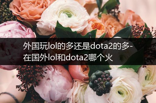 外国玩lol的多还是dota2的多-在国外lol和dota2哪个火