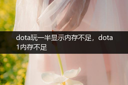 dota玩一半显示内存不足，dota1内存不足