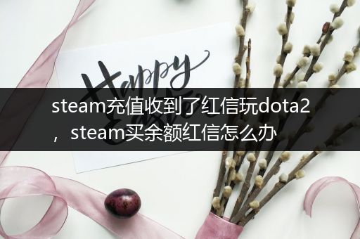 steam充值收到了红信玩dota2，steam买余额红信怎么办