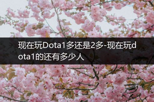 现在玩Dota1多还是2多-现在玩dota1的还有多少人