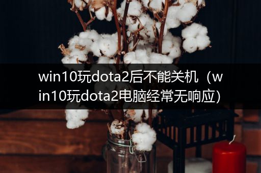 win10玩dota2后不能关机（win10玩dota2电脑经常无响应）