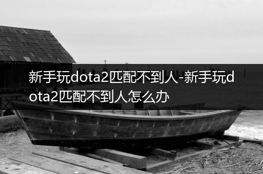 新手玩dota2匹配不到人-新手玩dota2匹配不到人怎么办