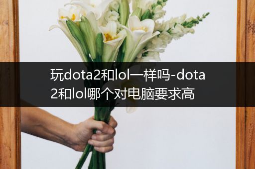 玩dota2和lol一样吗-dota2和lol哪个对电脑要求高