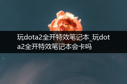 玩dota2全开特效笔记本_玩dota2全开特效笔记本会卡吗