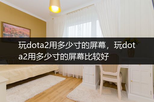 玩dota2用多少寸的屏幕，玩dota2用多少寸的屏幕比较好