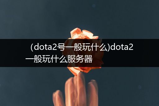 （dota2号一般玩什么)dota2一般玩什么服务器