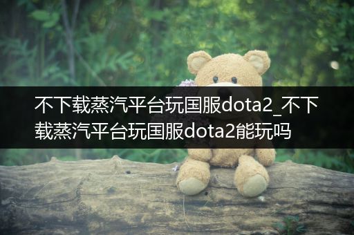 不下载蒸汽平台玩国服dota2_不下载蒸汽平台玩国服dota2能玩吗