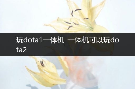 玩dota1一体机_一体机可以玩dota2