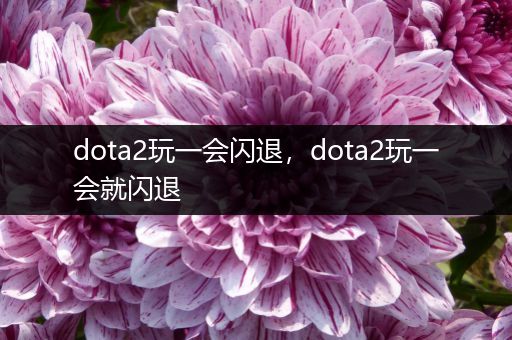 dota2玩一会闪退，dota2玩一会就闪退