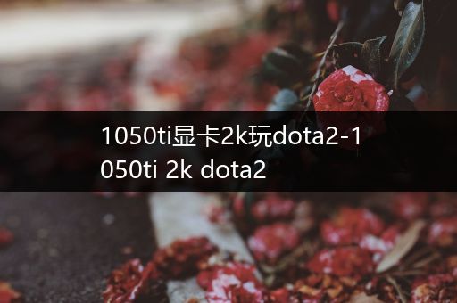 1050ti显卡2k玩dota2-1050ti 2k dota2