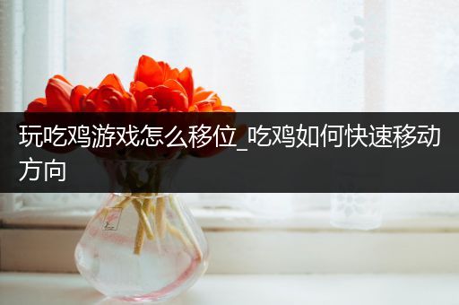 玩吃鸡游戏怎么移位_吃鸡如何快速移动方向