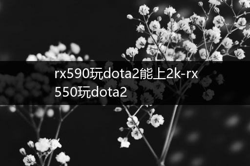 rx590玩dota2能上2k-rx550玩dota2