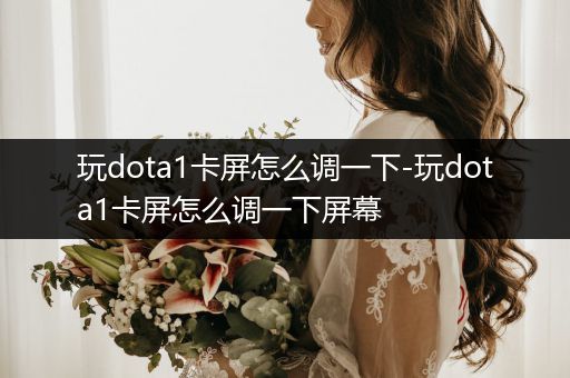 玩dota1卡屏怎么调一下-玩dota1卡屏怎么调一下屏幕