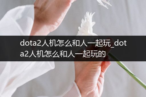 dota2人机怎么和人一起玩_dota2人机怎么和人一起玩的