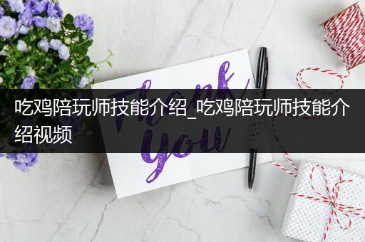 吃鸡陪玩师技能介绍_吃鸡陪玩师技能介绍视频