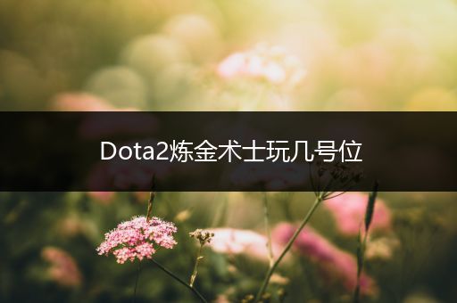Dota2炼金术士玩几号位