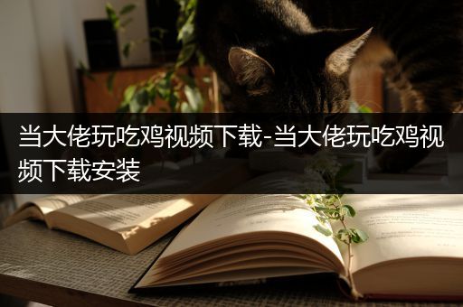 当大佬玩吃鸡视频下载-当大佬玩吃鸡视频下载安装