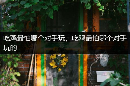 吃鸡最怕哪个对手玩，吃鸡最怕哪个对手玩的