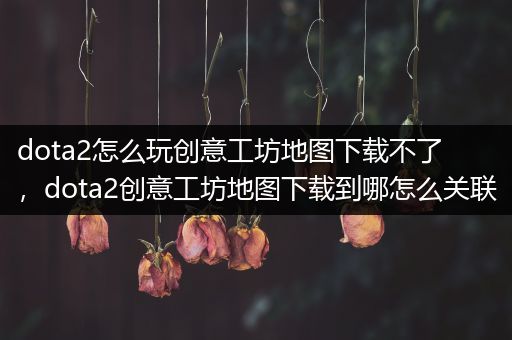 dota2怎么玩创意工坊地图下载不了，dota2创意工坊地图下载到哪怎么关联