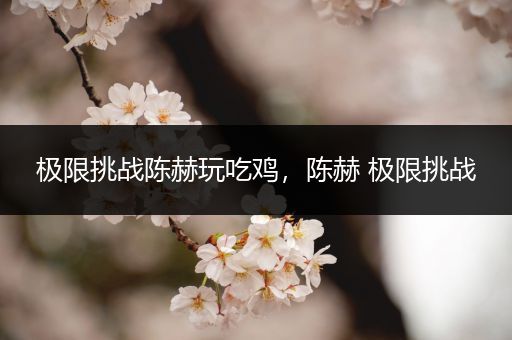 极限挑战陈赫玩吃鸡，陈赫 极限挑战