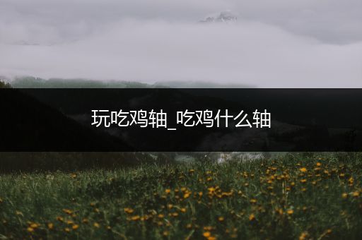 玩吃鸡轴_吃鸡什么轴