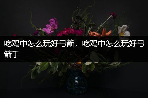 吃鸡中怎么玩好弓箭，吃鸡中怎么玩好弓箭手