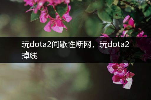 玩dota2间歇性断网，玩dota2掉线