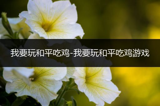 我要玩和平吃鸡-我要玩和平吃鸡游戏
