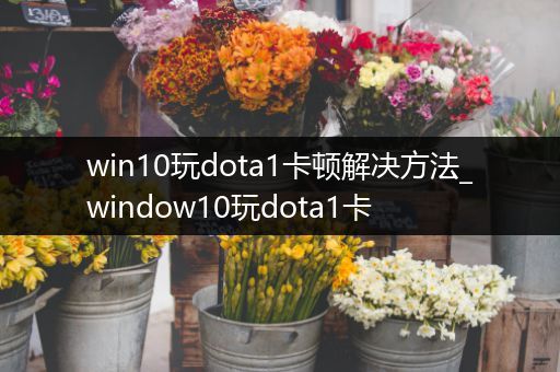 win10玩dota1卡顿解决方法_window10玩dota1卡