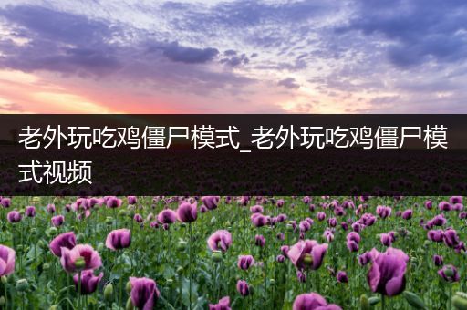 老外玩吃鸡僵尸模式_老外玩吃鸡僵尸模式视频