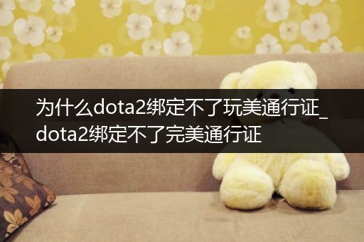 为什么dota2绑定不了玩美通行证_dota2绑定不了完美通行证