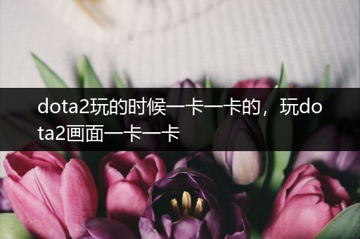 dota2玩的时候一卡一卡的，玩dota2画面一卡一卡