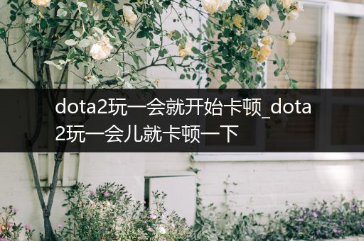 dota2玩一会就开始卡顿_dota2玩一会儿就卡顿一下