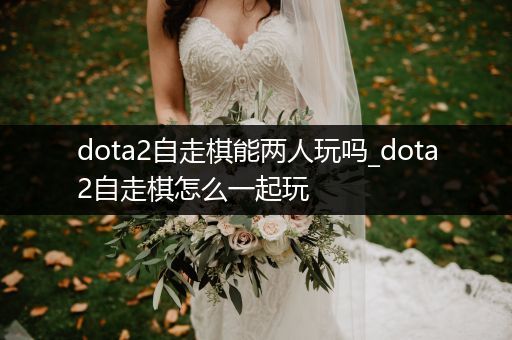 dota2自走棋能两人玩吗_dota2自走棋怎么一起玩