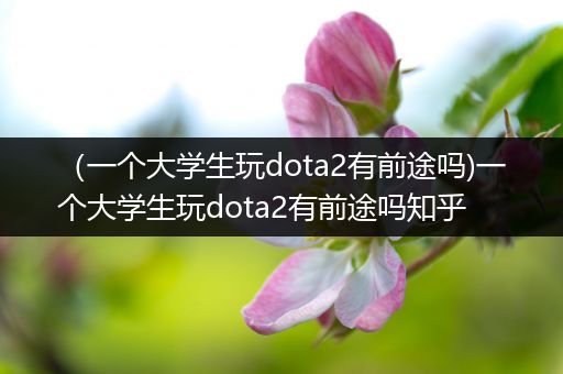 （一个大学生玩dota2有前途吗)一个大学生玩dota2有前途吗知乎