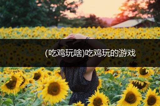 （吃鸡玩啥)吃鸡玩的游戏