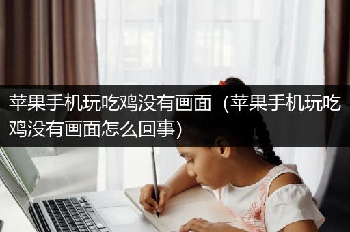 苹果手机玩吃鸡没有画面（苹果手机玩吃鸡没有画面怎么回事）