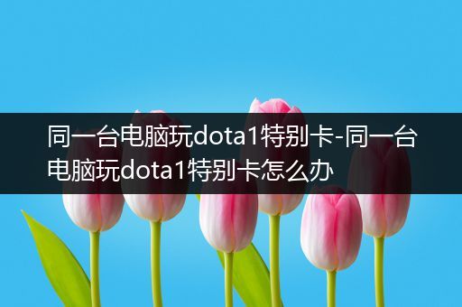 同一台电脑玩dota1特别卡-同一台电脑玩dota1特别卡怎么办