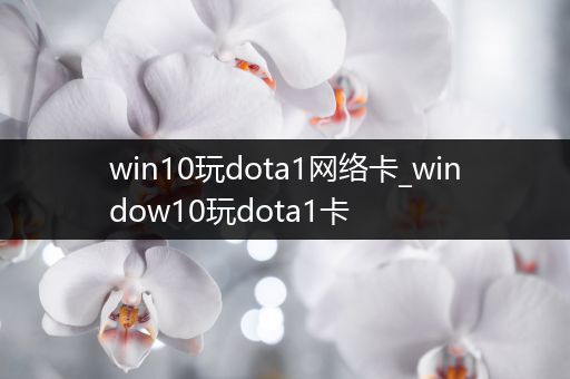 win10玩dota1网络卡_window10玩dota1卡