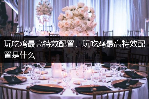 玩吃鸡最高特效配置，玩吃鸡最高特效配置是什么