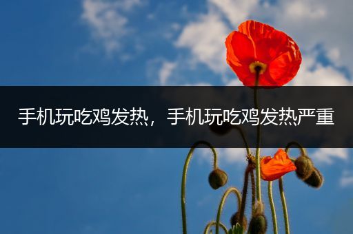 手机玩吃鸡发热，手机玩吃鸡发热严重