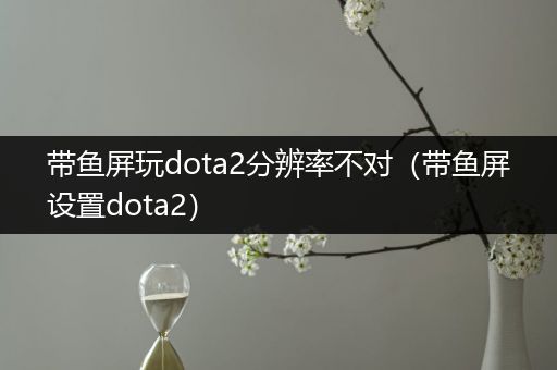 带鱼屏玩dota2分辨率不对（带鱼屏设置dota2）