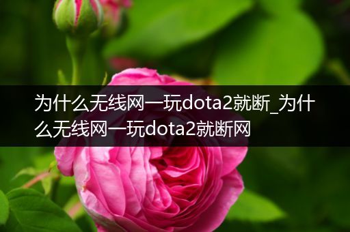 为什么无线网一玩dota2就断_为什么无线网一玩dota2就断网
