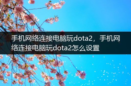 手机网络连接电脑玩dota2，手机网络连接电脑玩dota2怎么设置