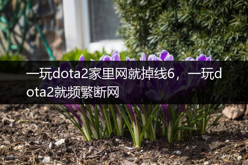 一玩dota2家里网就掉线6，一玩dota2就频繁断网