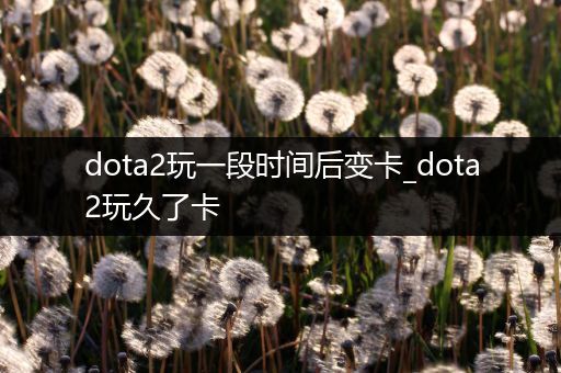dota2玩一段时间后变卡_dota2玩久了卡