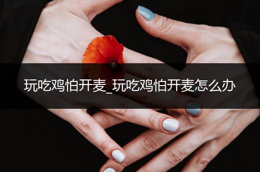 玩吃鸡怕开麦_玩吃鸡怕开麦怎么办