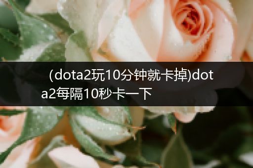 （dota2玩10分钟就卡掉)dota2每隔10秒卡一下