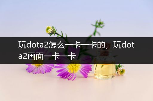 玩dota2怎么一卡一卡的，玩dota2画面一卡一卡