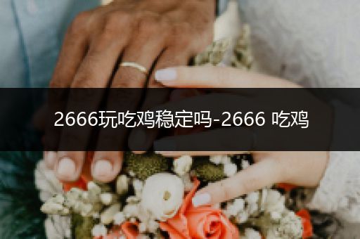 2666玩吃鸡稳定吗-2666 吃鸡